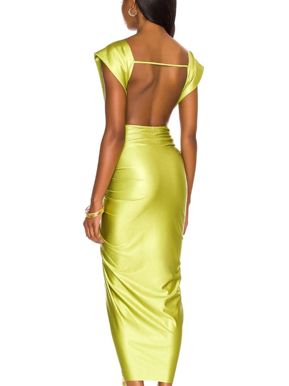BAOBAB Mia Midi Dress in Green - Picture 5 of 9